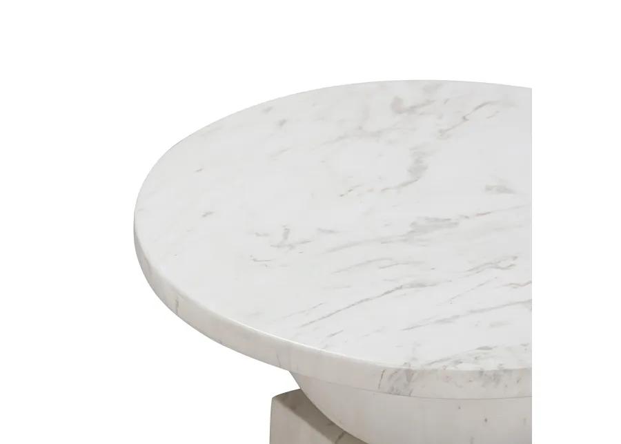 Chip Marble Print Indoor / Outdoor Side Table