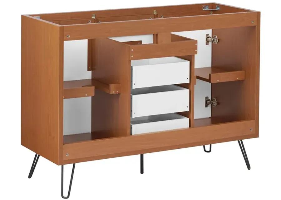 Energize 48" Double Sink Compatible (Not Included) Bathroom Vanity Cabinet