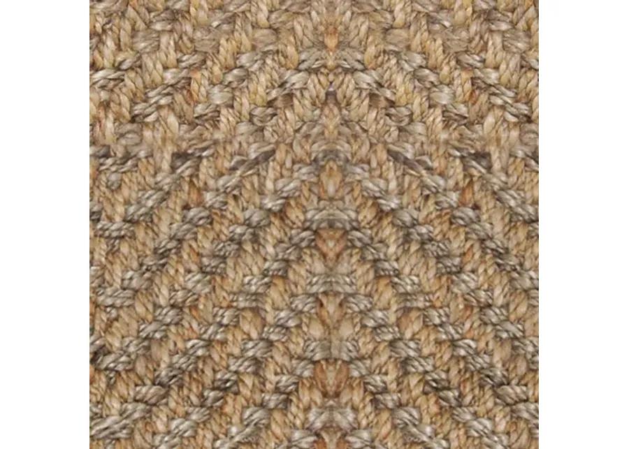 herringbone natural 5x8