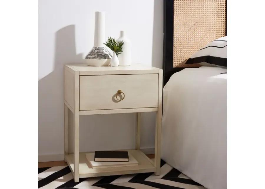 YUDI 1 DRAWER 1 SHELF NIGHTSTAND