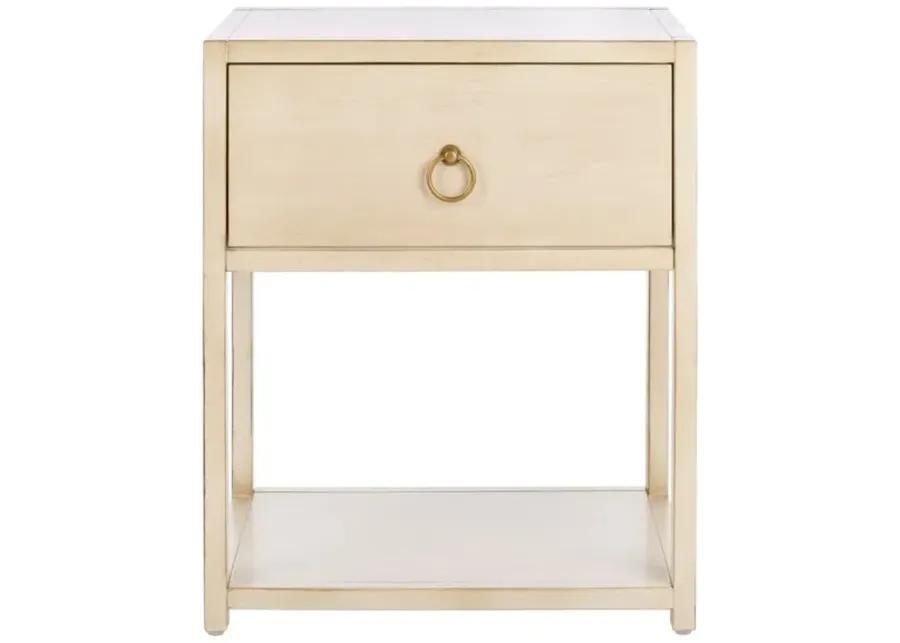 YUDI 1 DRAWER 1 SHELF NIGHTSTAND