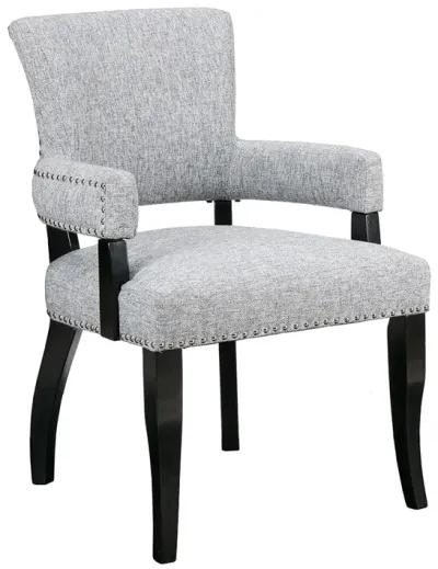 Madison Park Dawson Grey Arm Dining Chair