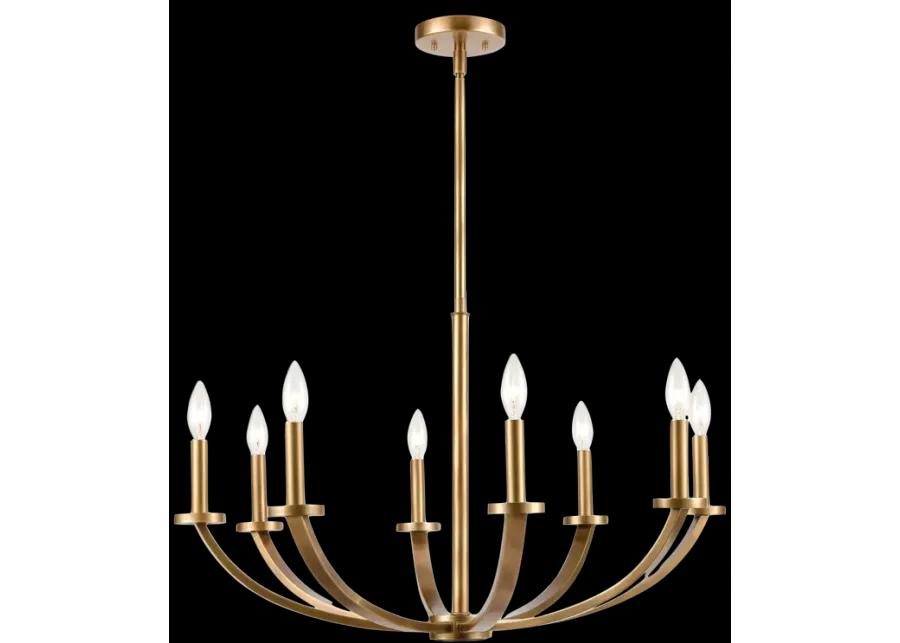 Erindale 30" Wide 8-Light Chandelier - Natural