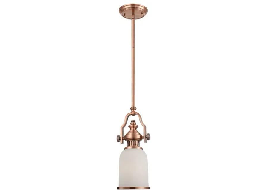 Chadwick 6" Wide 1-Light Mini Pendant - Antique Copper