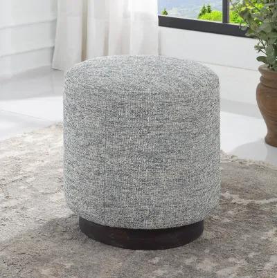 Avila Tweed Round Ottoman