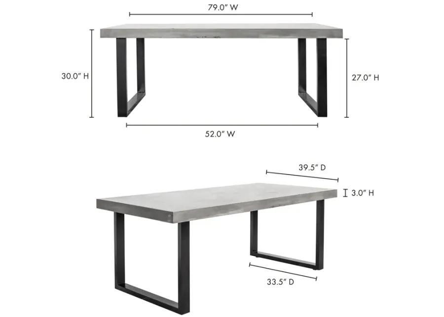 JEDRIK OUTDOOR DINING TABLE LARGE