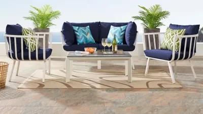 Riverside 5 Piece Outdoor Patio Aluminum Set