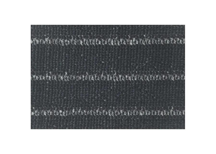 AMBROSE CHARCOAL/ GREY Rectangle 2'6" x 10 ft Rug