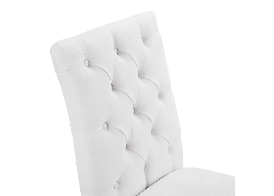 Duchess Button Tufted Fabric Dining Chair