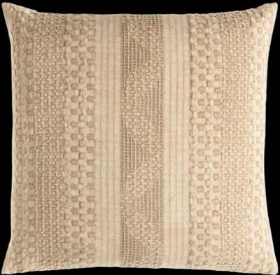 Washed Waffle 18"H x 18"W Pillow Cover