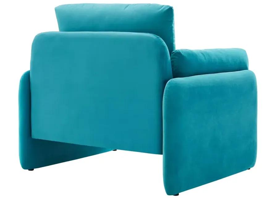 Indicate Performance Velvet Armchair