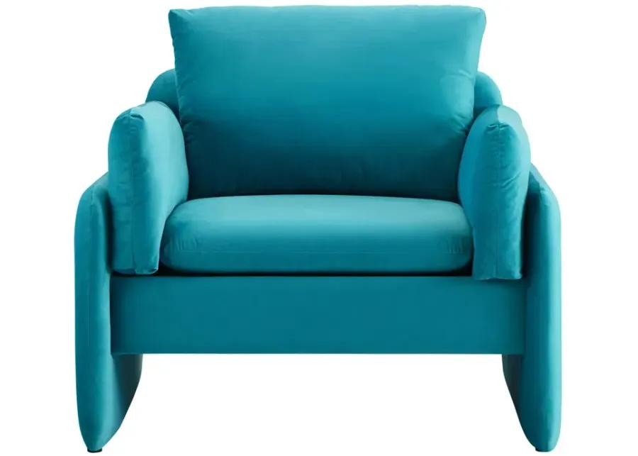 Indicate Performance Velvet Armchair