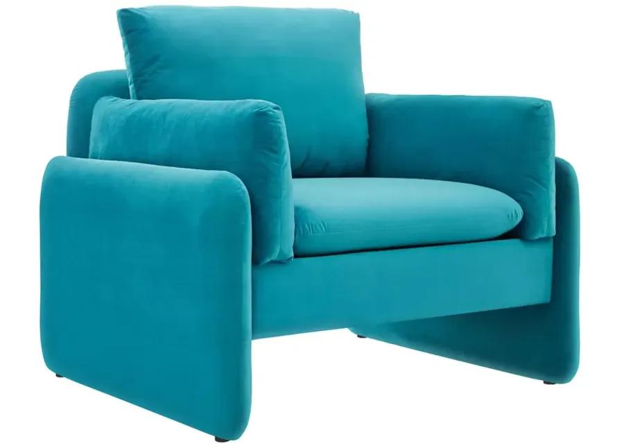 Indicate Performance Velvet Armchair