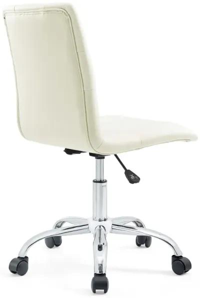 Prim Armless Mid Back Office Chair