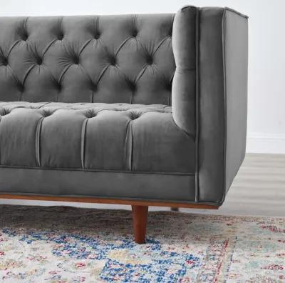 Elation Tufted Performance Velvet Sofa