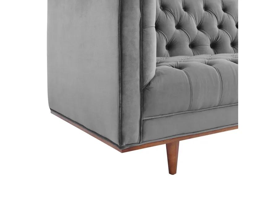 Elation Tufted Performance Velvet Sofa