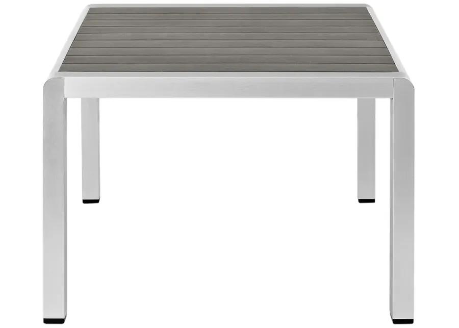 Shore Outdoor Patio Aluminum Coffee Table