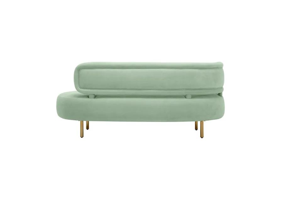 Tischa Mint Green Velvet Sofa