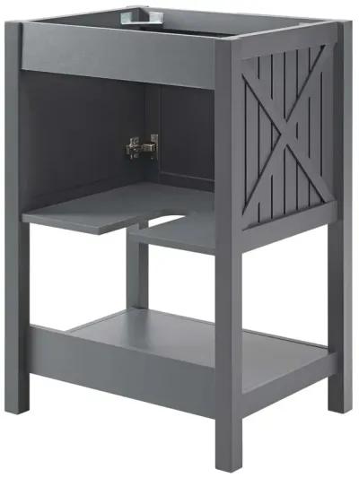 Steam 23" Bathroom Vanity Cabinet (Sink Basin Not Included)