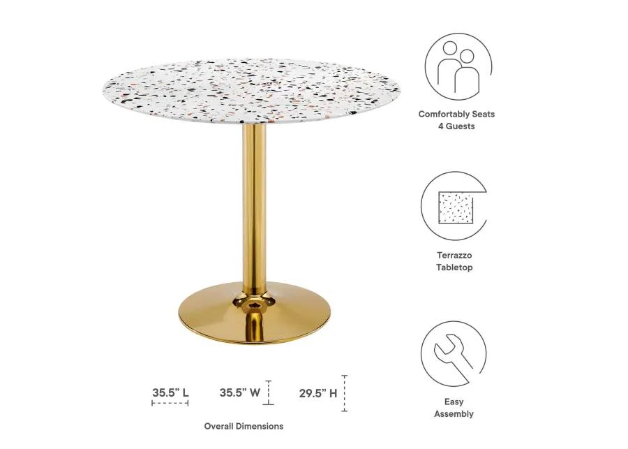 Verne 36" Round Terrazzo Dining Table