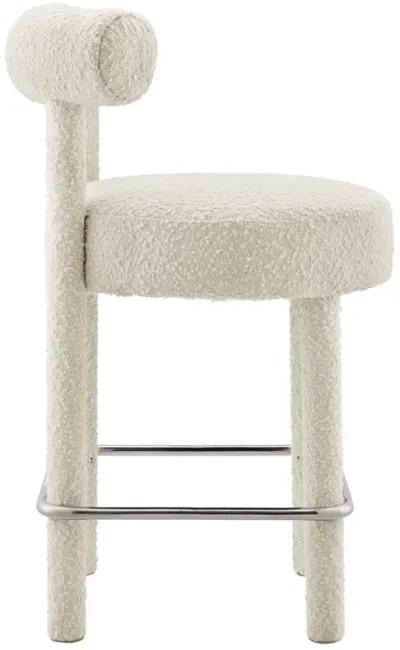 Toulouse Boucle Fabric Counter Stool