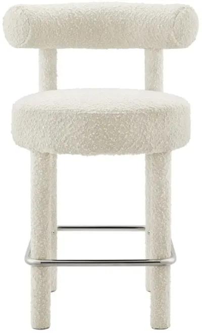 Toulouse Boucle Fabric Counter Stool