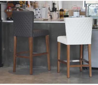 Albie Diamond Stitching Counter Stool