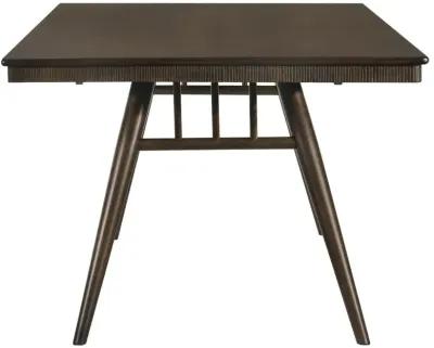 Wes Rectangular Dining Table Dark Walnut