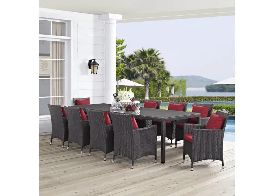 Convene 11 Piece Outdoor Patio Dining Set