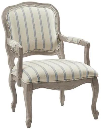 Madison Park Monroe Natural Camel Back Exposed Wood Chair