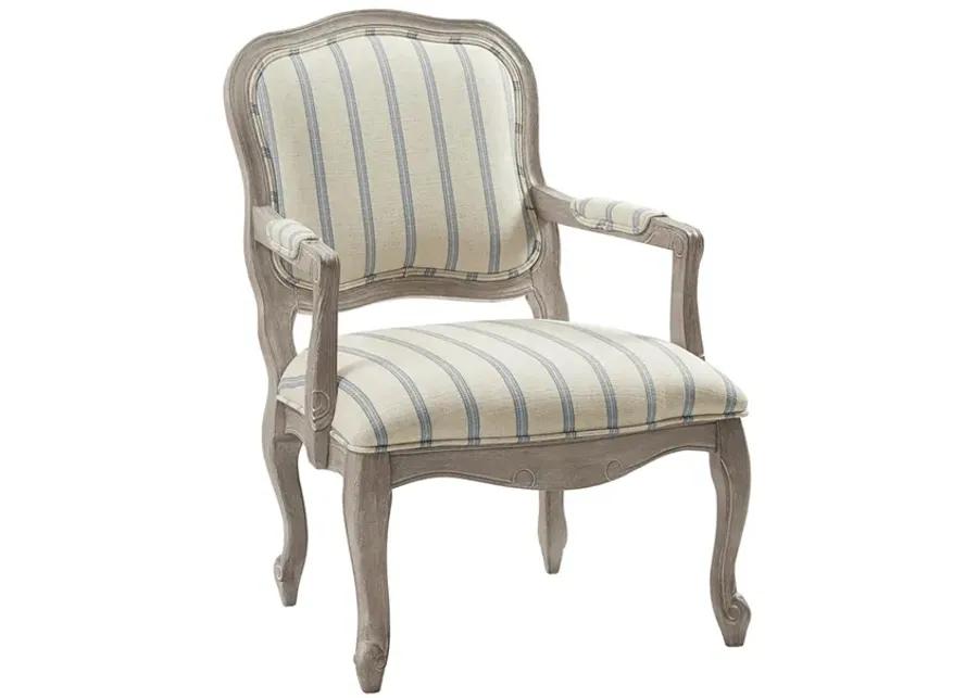 Madison Park Monroe Natural Camel Back Exposed Wood Chair