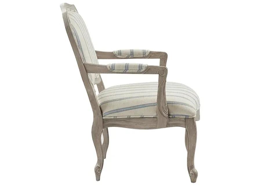 Madison Park Monroe Natural Camel Back Exposed Wood Chair