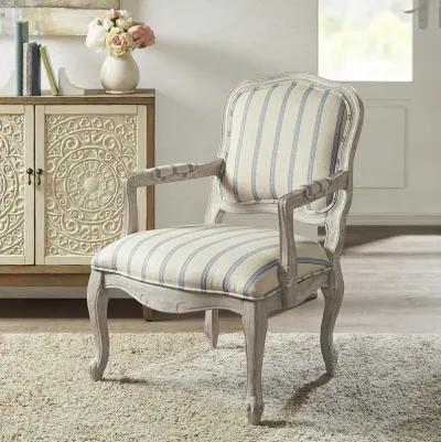 Madison Park Monroe Natural Camel Back Exposed Wood Chair