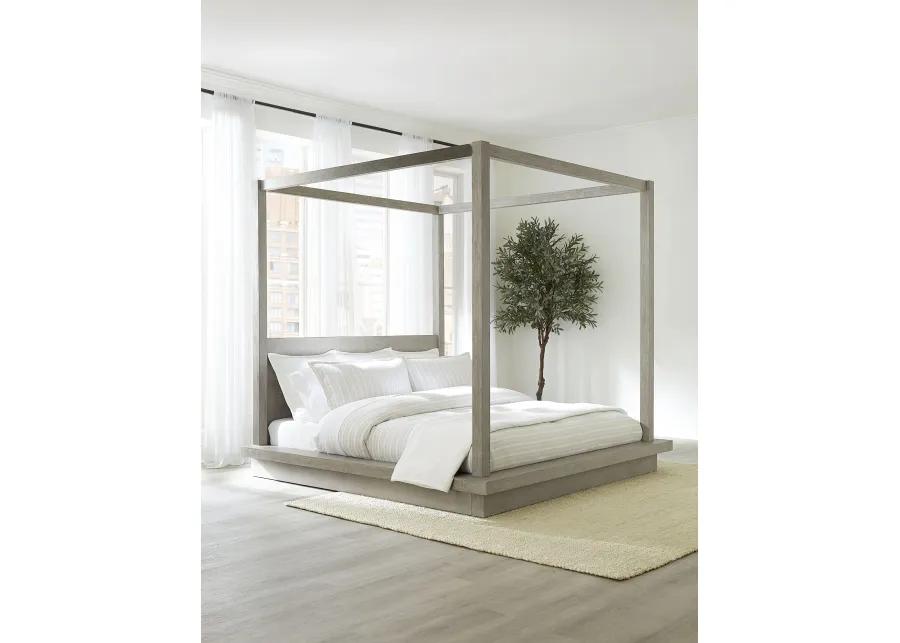 Melbourne California-King Canopy Bed in Mineral