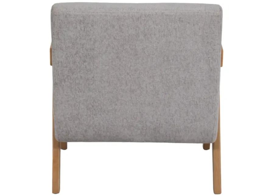 Wood - Scandinavian Accent Chair, Gray