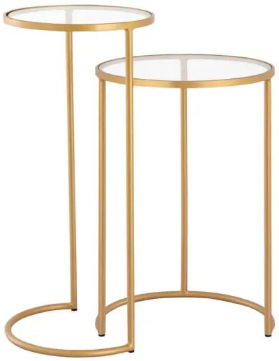 Marino Accent Table - Gold