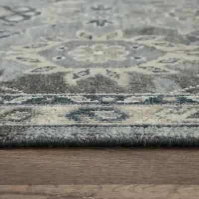 Ashton Gray  Hand Spun Wool/Tencel 9'x12' Rectangle Rug