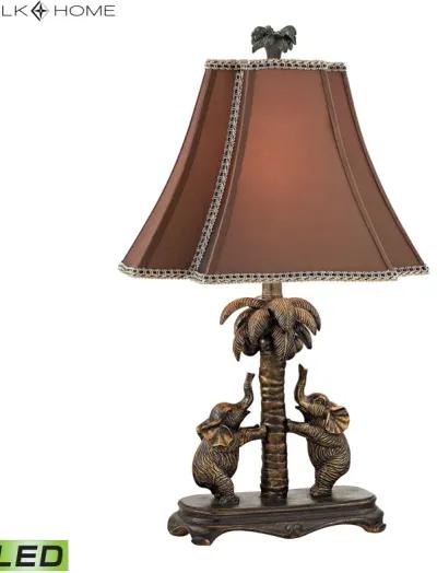 Adamslane 24'' High 1-Light Table Lamp - Bronze - Includes LED Bulb