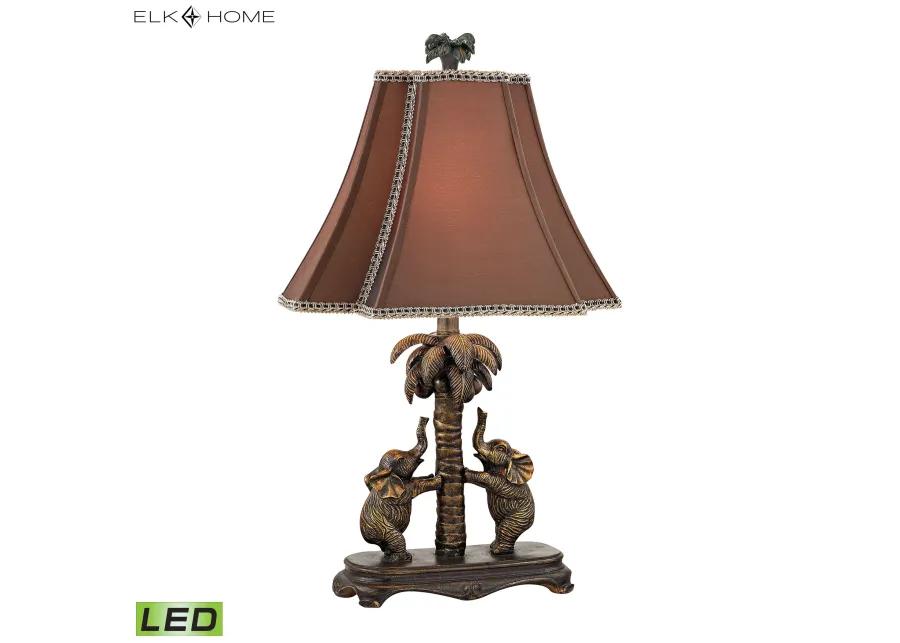 Adamslane 24'' High 1-Light Table Lamp - Bronze - Includes LED Bulb