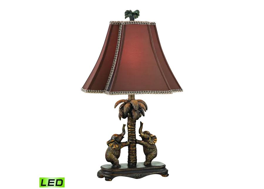 Adamslane 24'' High 1-Light Table Lamp - Bronze - Includes LED Bulb