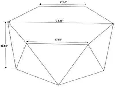 Abagail Hexagonal Coffee Table