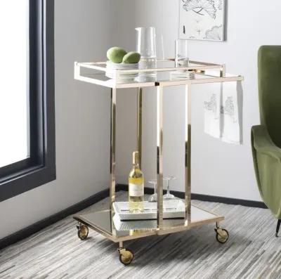 CAPRI 2 TIER RECTANGLE BAR CART