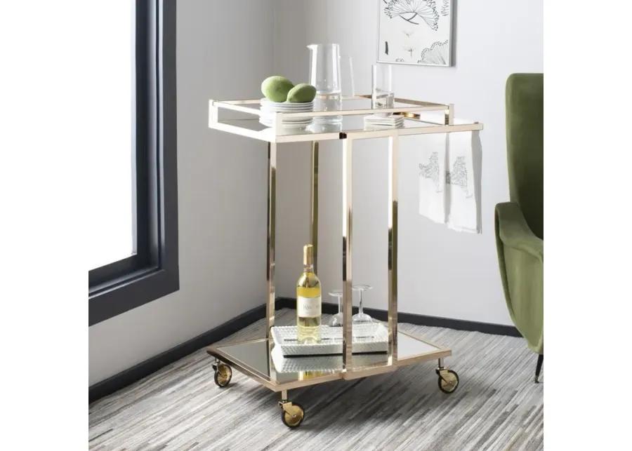 CAPRI 2 TIER RECTANGLE BAR CART