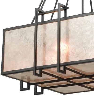 Stasis 23" Wide 4-Light Chandelier - Oil Rubbed Bronze