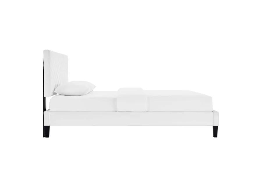 Roxanne Performance Velvet King Platform Bed