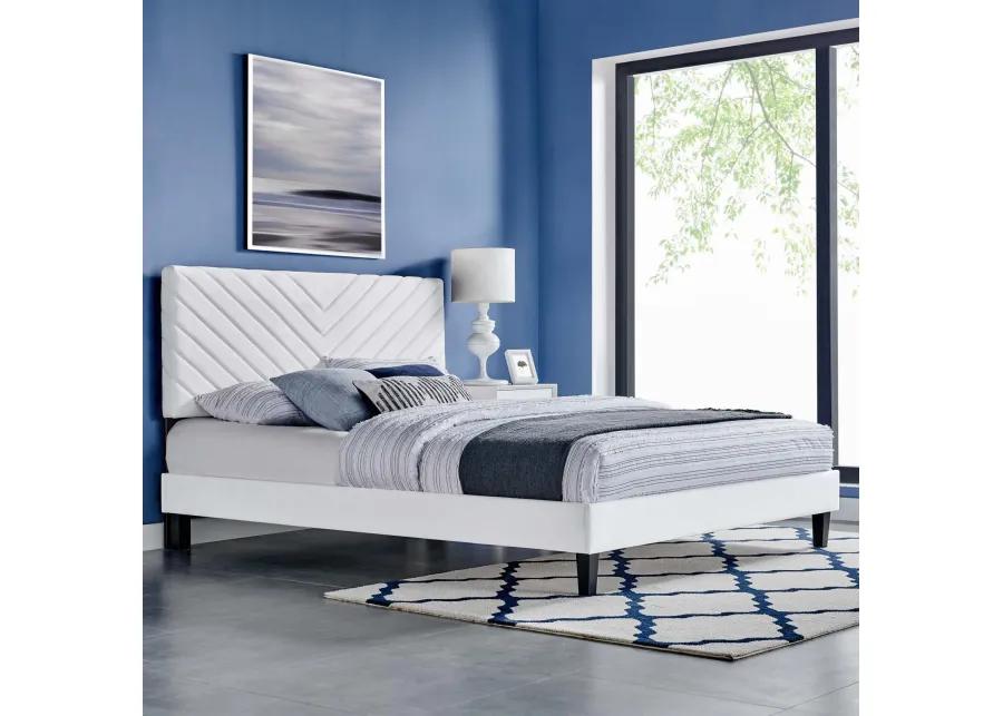 Roxanne Performance Velvet King Platform Bed