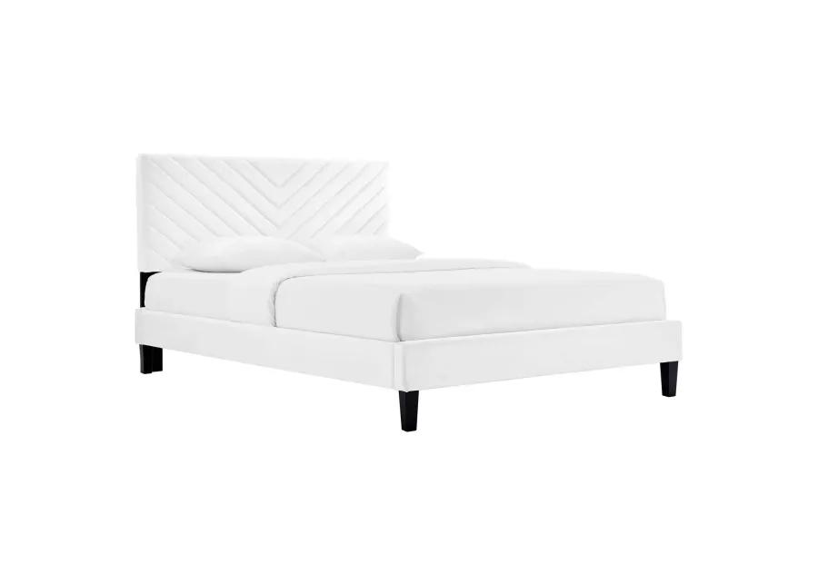 Roxanne Performance Velvet King Platform Bed