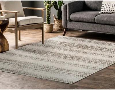 Cream Polyester Area Rug