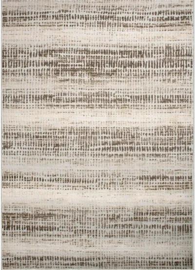 Cream Polyester Area Rug