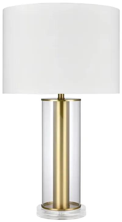 Tower Plaza 26" High 1-Light Table Lamp - Clear